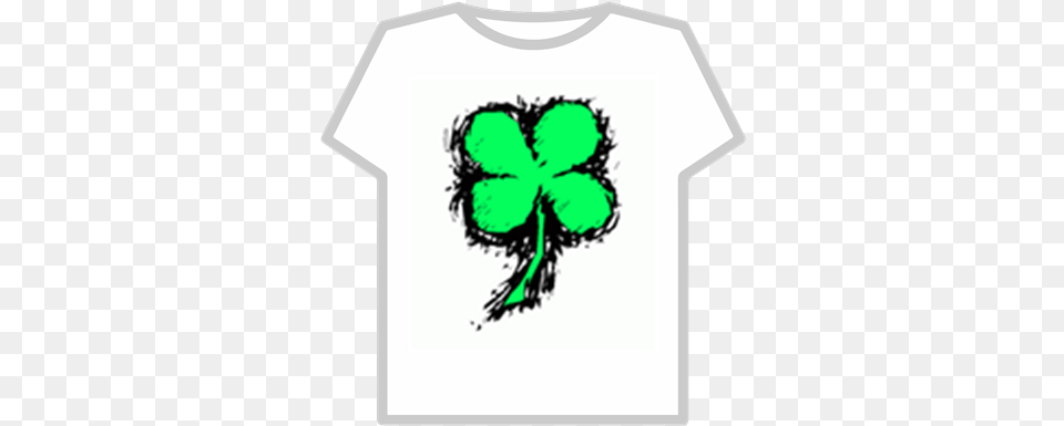 Four Leaf Clover Sale Roblox Oofy T Shirt Roblox, Clothing, T-shirt, Plant, Person Png