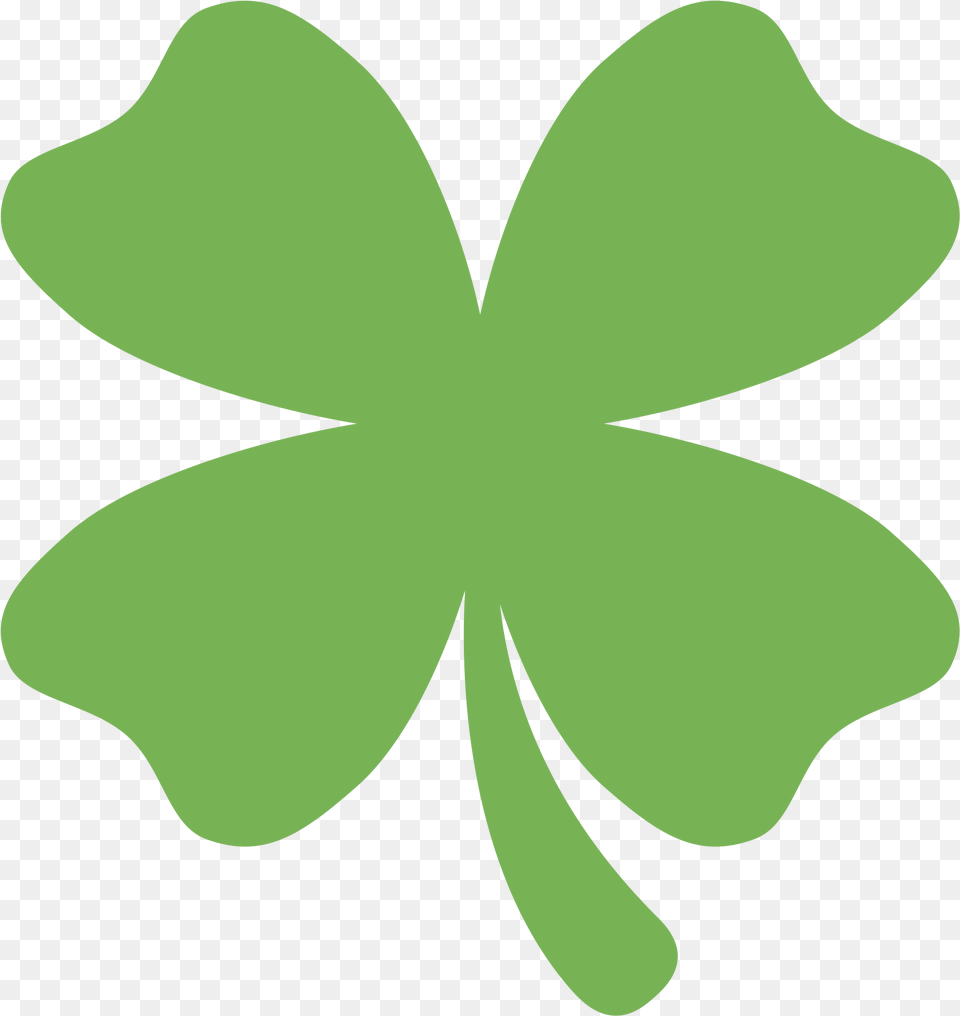 Four Leaf Clover Symbol, Green, Plant, Flower, Petal Free Png