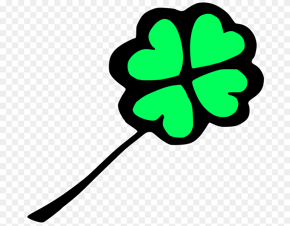 Four Leaf Clover Vector Clip Art, Plant, Flower, Outdoors, Nature Free Png Download