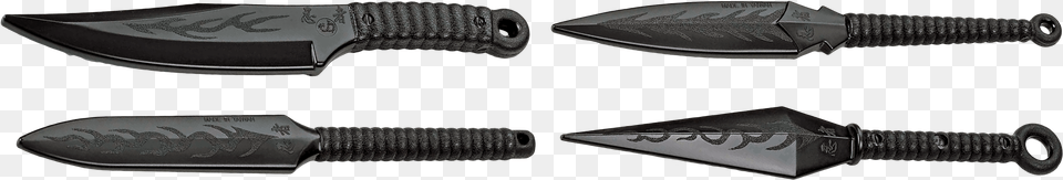 Four Models Of Flying Kunai The Size Is Smaller And Utility Knife, Blade, Dagger, Weapon Png Image