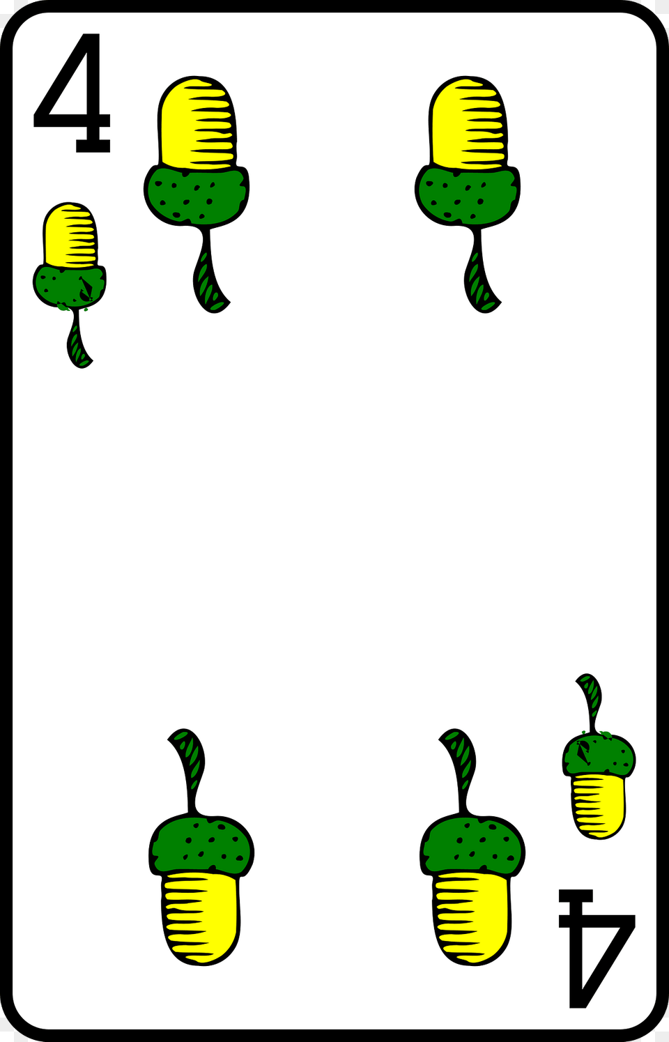 Four Of Acorns Clipart, Vegetable, Produce, Plant, Nut Png