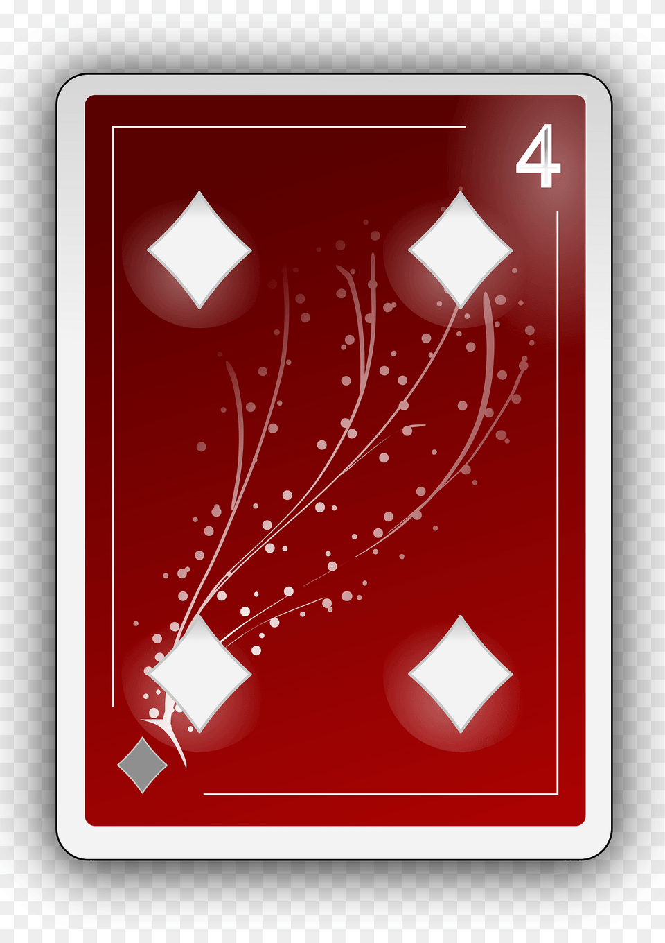 Four Of Diamonds Clipart, Art, Envelope, Graphics, Greeting Card Png