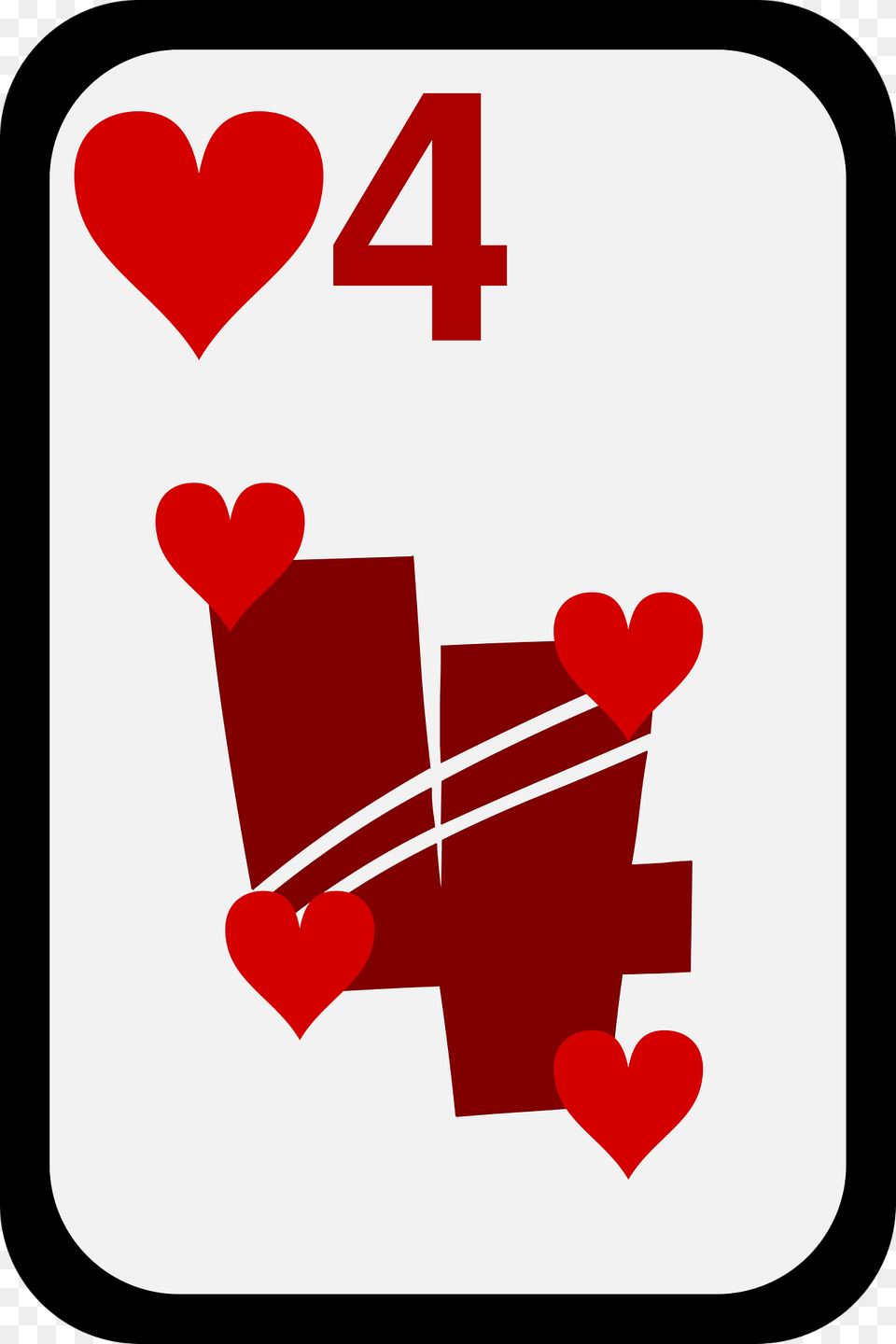 Four Of Hearts Clipart, First Aid, Symbol Png