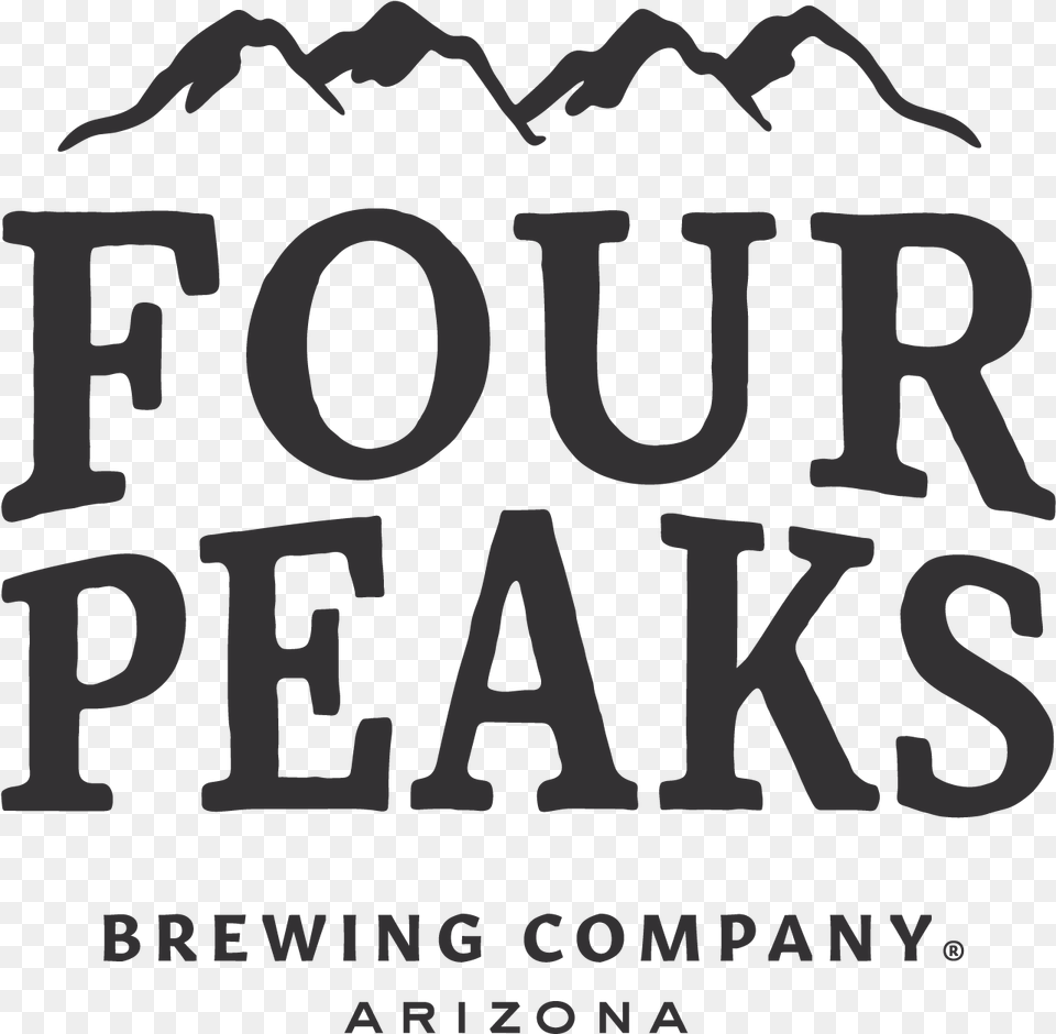 Four Peaks Stacked Logo Four Peaks Beer Logo, Advertisement, Poster, Text, Book Free Png Download