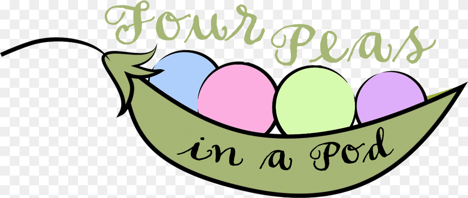 Four Peas In A Pod Designs Design, Food, Egg Free Png Download