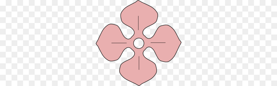 Four Petal Flower Clip Art, Person, Cross, Symbol, Plant Free Transparent Png