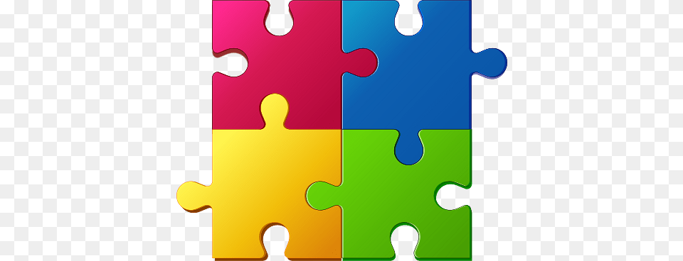 Four Piece Jigsaw Puzzle, Game, Jigsaw Puzzle Free Transparent Png