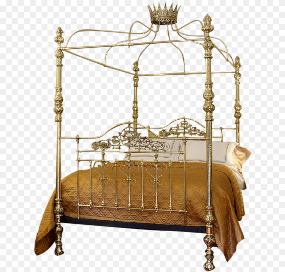 Four Poster Bed Four Poster Bed, Furniture, Crib, Infant Bed, Bedroom Free Png