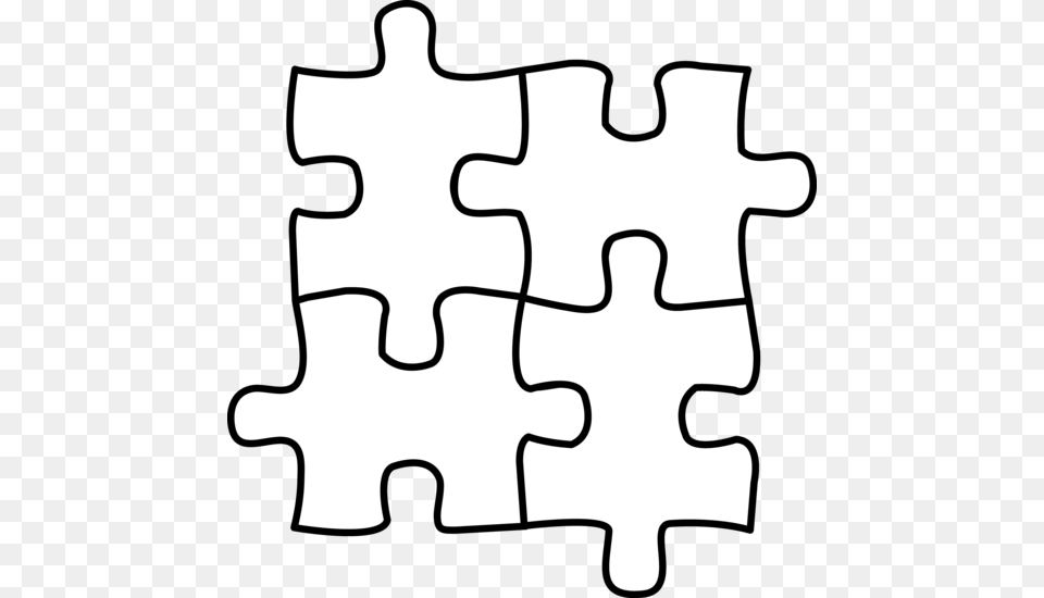 Four Puzzle Pieces For Coloring, Game, Jigsaw Puzzle, Animal, Kangaroo Free Transparent Png