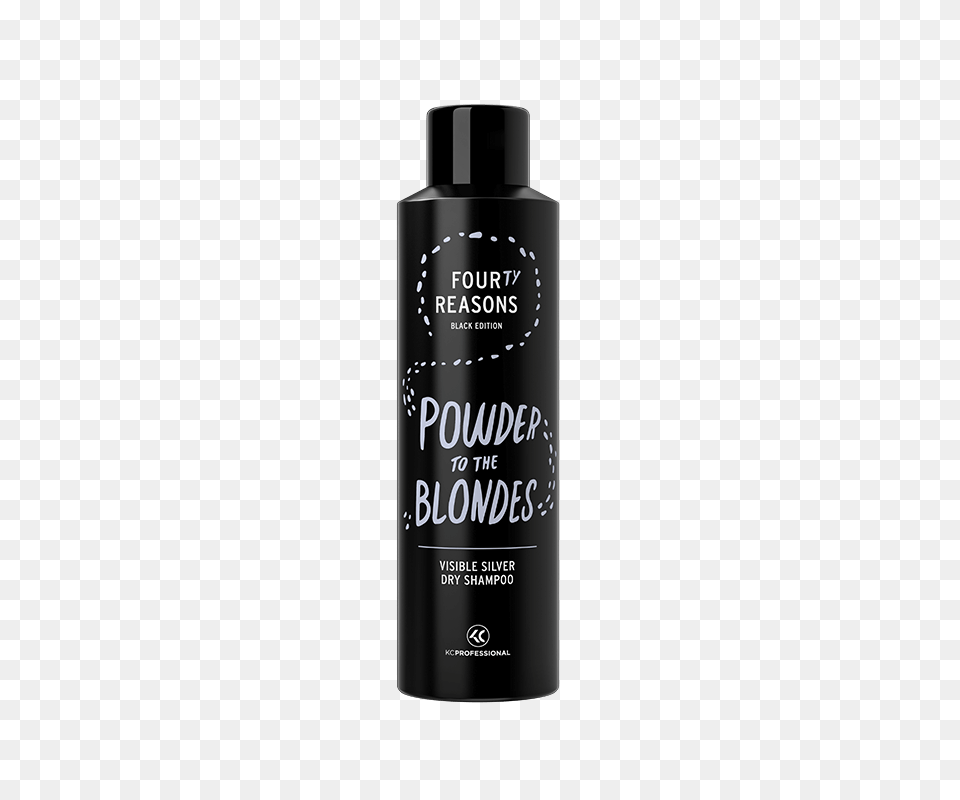 Four Reasons Black Edition Visiable Silver Dry Shampoo For Blonde, Bottle, Shaker Free Png Download