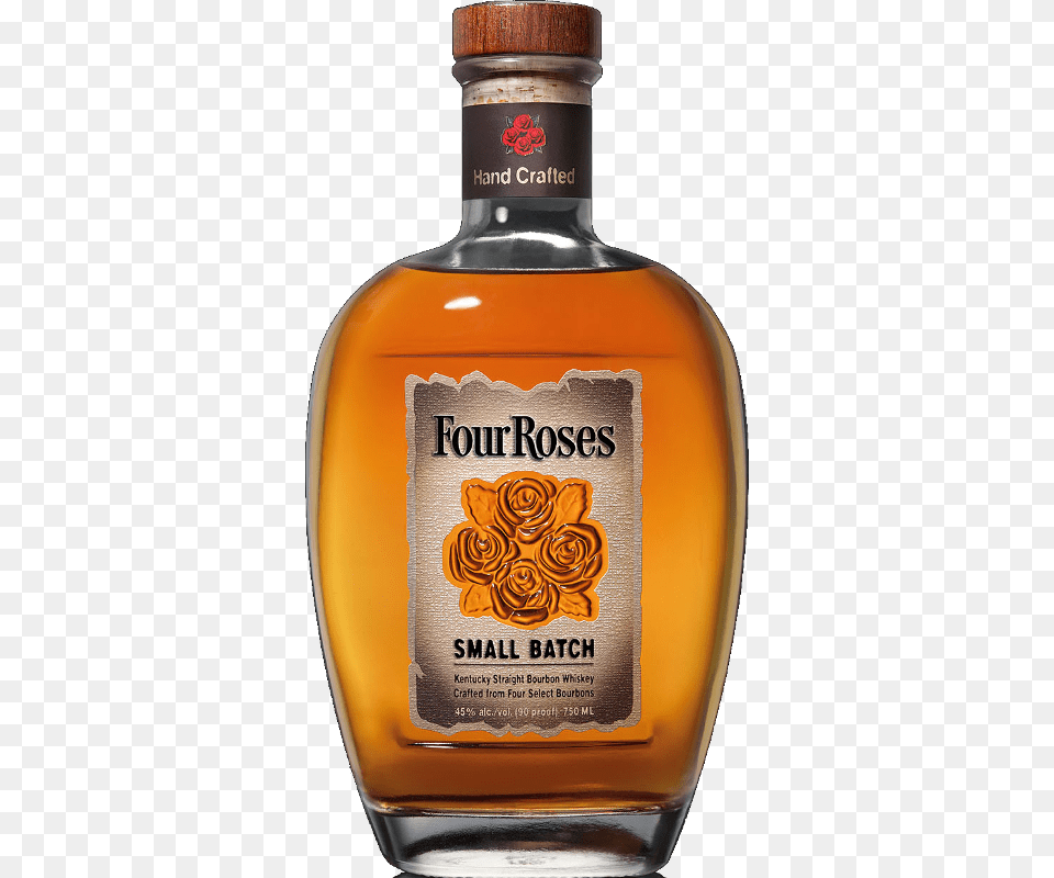 Four Roses Small Batch, Alcohol, Beverage, Liquor, Bottle Free Png