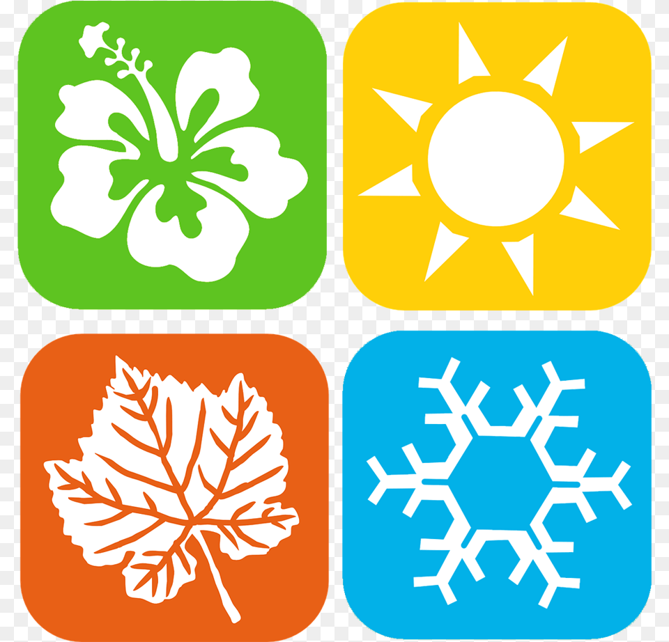 Four Seasons, Art, Graphics, Leaf, Plant Free Png Download