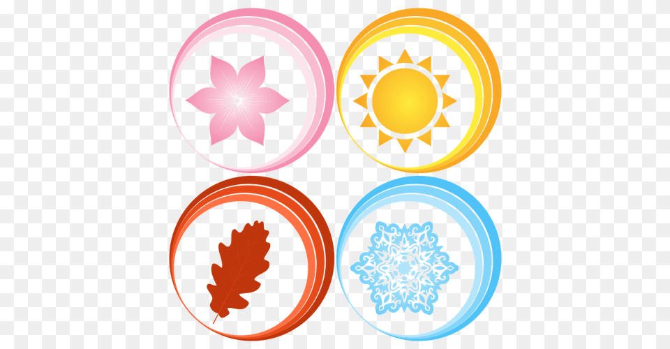 Four Seasons Symbols, Leaf, Plant, Sticker, Logo Png