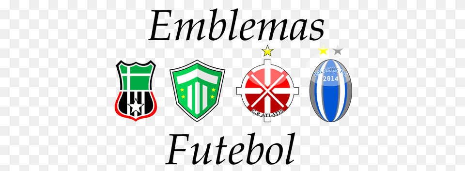 Four Soccer Emblems Vector Clip Art, Armor, Shield, Dynamite, Weapon Free Png Download