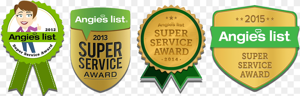 Four Time Angie39s List Winner Angies List 2016 Super Service Award, Badge, Logo, Symbol, Person Free Png