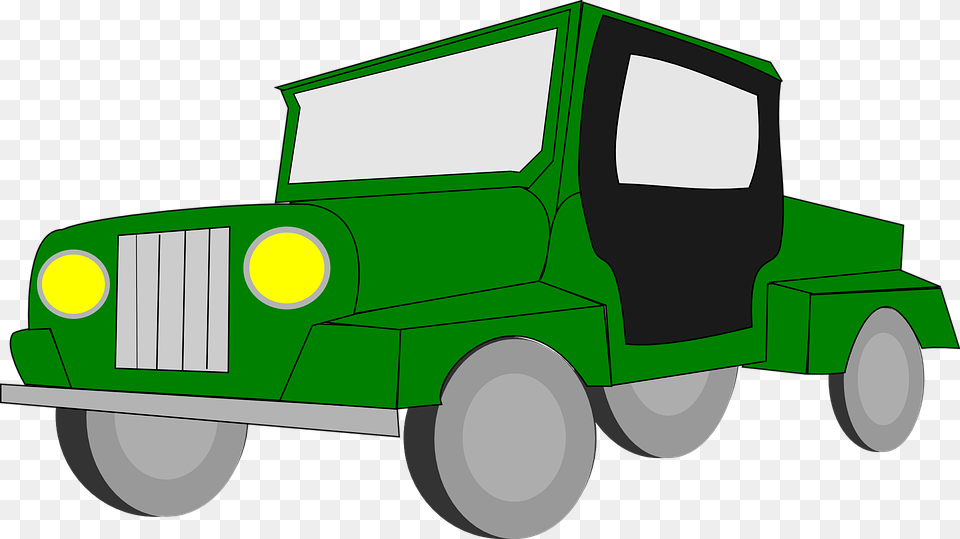 Four Wheel Car Clipart, Transportation, Vehicle, Machine Free Png Download