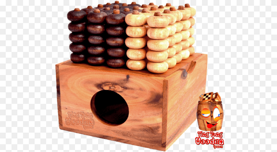 Four Win The 3d Space Mill Four In A Row In The Variant Plywood, Wood, Birthday Cake, Food, Dessert Free Png Download