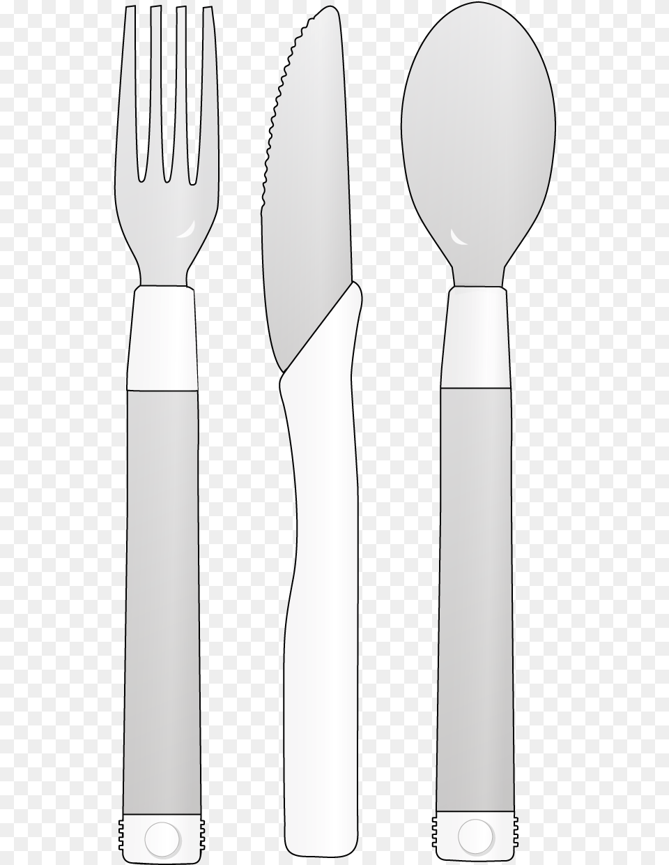 Fourchette Cuillre Complte Slow Control Blanche Fork, Cutlery, Spoon Free Transparent Png