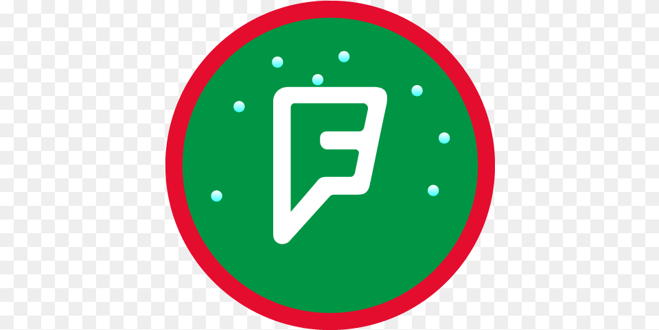 Foursquare Icon Myiconfinder Iphone Red Notification Bubble, Sign, Symbol, Logo, Road Sign Free Transparent Png