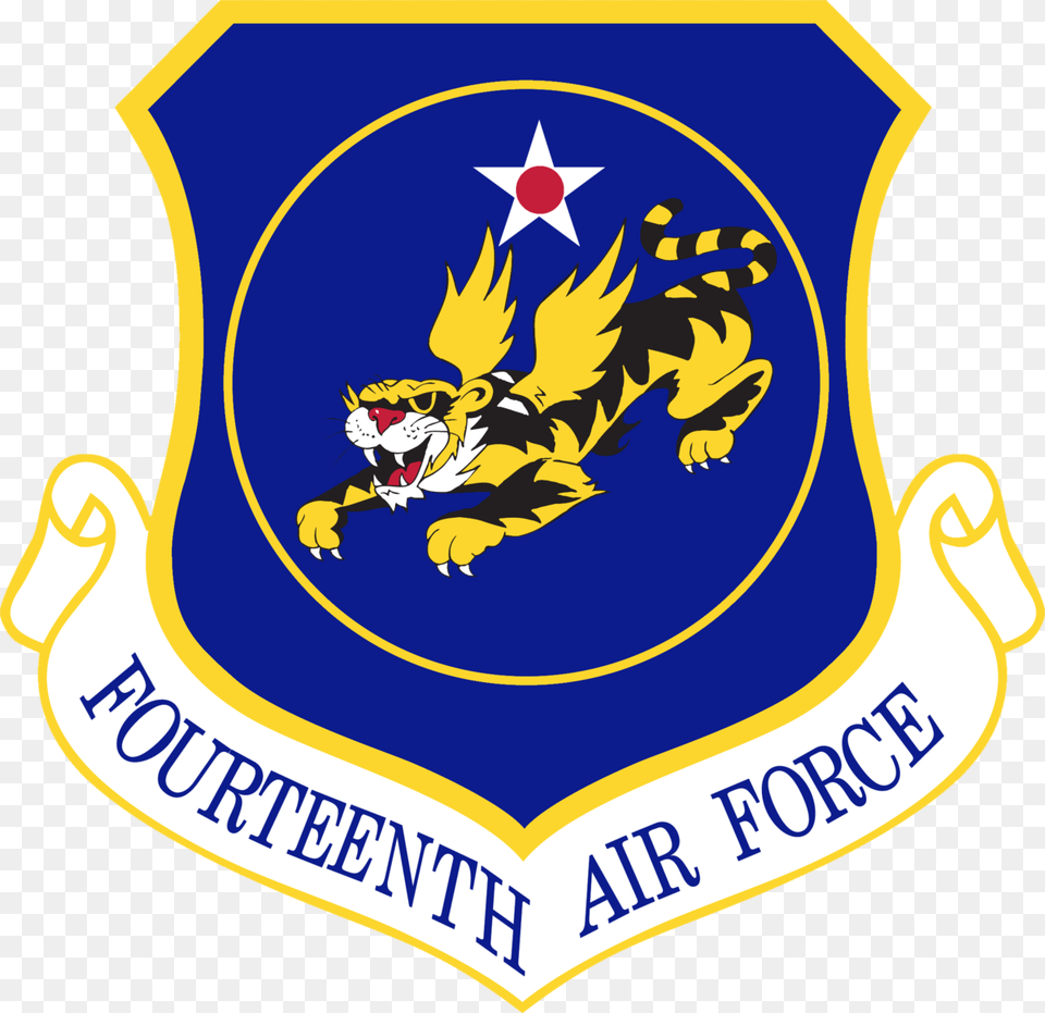 Fourteenth Air Force, Logo, Symbol, Badge, Emblem Free Transparent Png