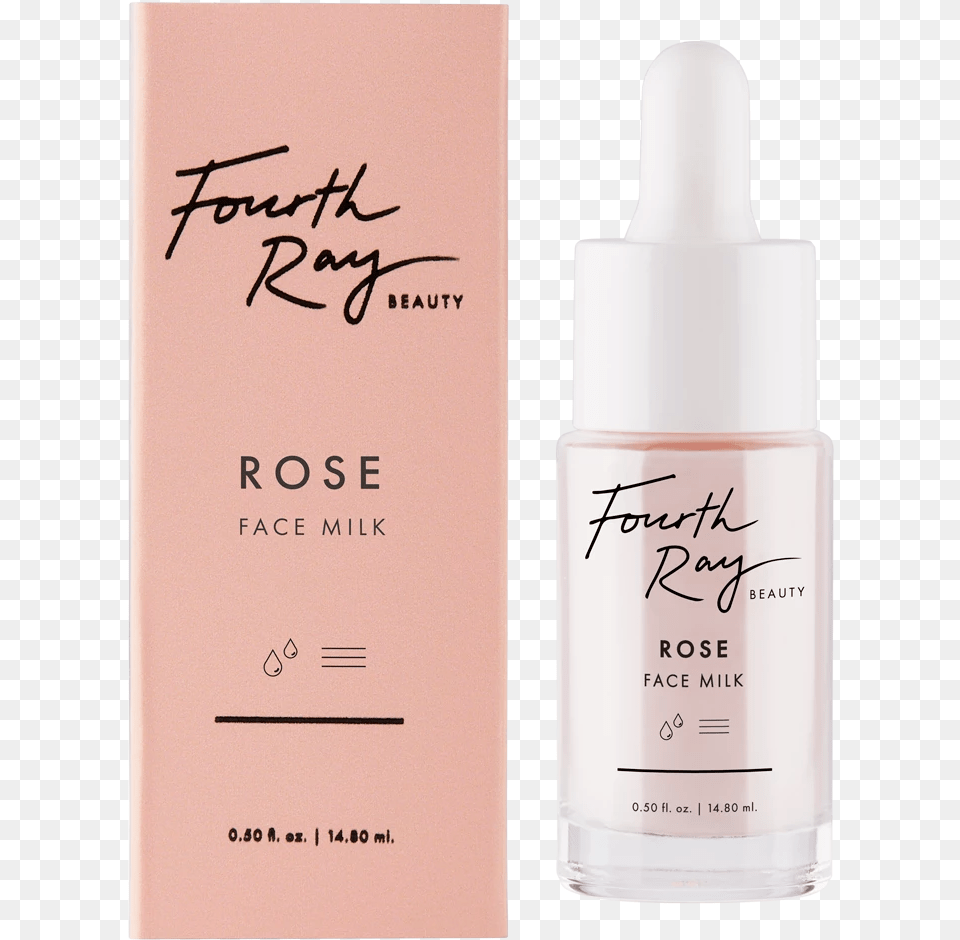 Fourth Ray Beauty Rose Milk, Bottle, Cosmetics, Perfume Free Png Download