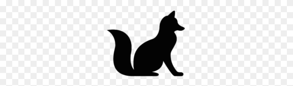 Fox, Silhouette, Animal, Cat, Mammal Png