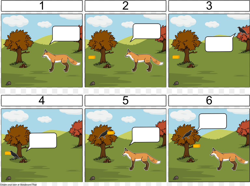 Fox And The Crow Full Story, Publication, Book, Comics, Nature Free Transparent Png
