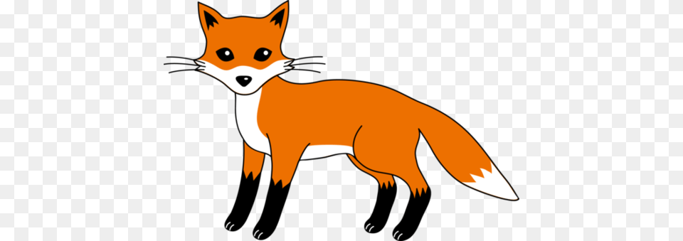 Fox Clip Art Black And White Free Clipart Images, Animal, Canine, Mammal, Red Fox Png Image