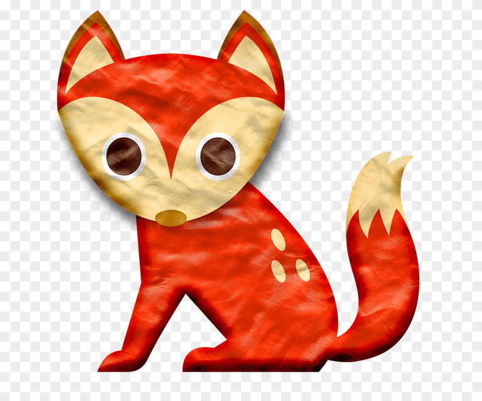 Fox Clipart, Plush, Toy, Applique, Pattern Free Png Download