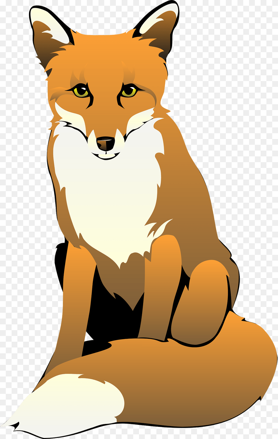 Fox Clipart, Baby, Person, Animal, Mammal Png Image