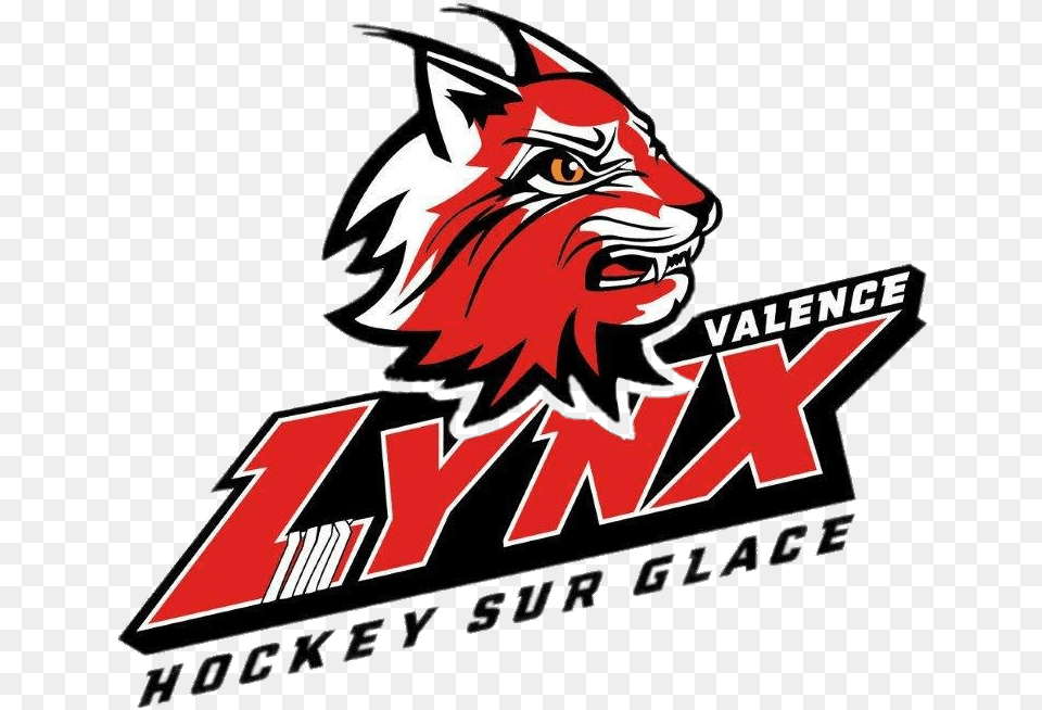 Fox Clipart Download Lynx Valence Hockey, Logo, Emblem, Symbol, Person Free Transparent Png