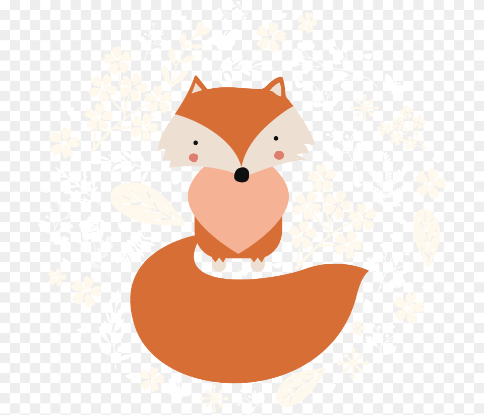 Fox Clipart Eating Fox Cute Cartoon, Art, Graphics, Floral Design, Pattern Free Png