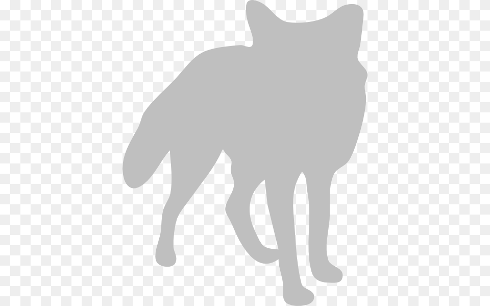 Fox Clipart Silver Fox Fennec Fox Silhouette Clipart, Animal, Coyote, Mammal, Kangaroo Free Png Download