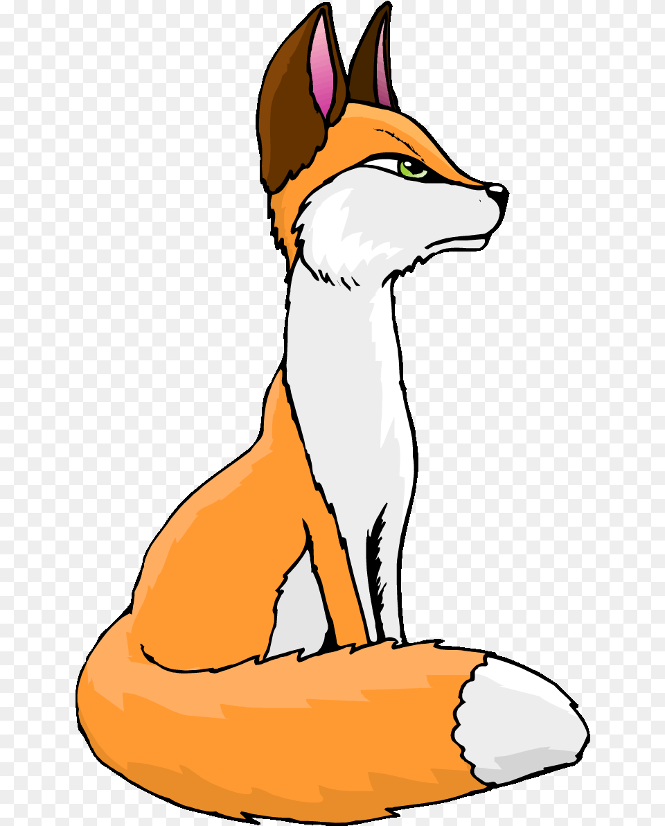 Fox Clipart Sitting Fox Clipart, Mammal, Animal, Canine, Wildlife Png Image