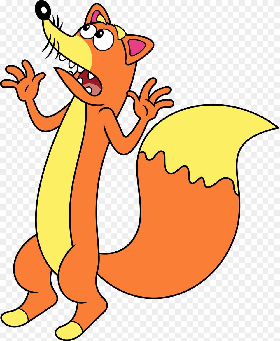 Fox Clipart Winter Swiper The Fox No Mask, Cartoon, Baby, Person, Face Free Png