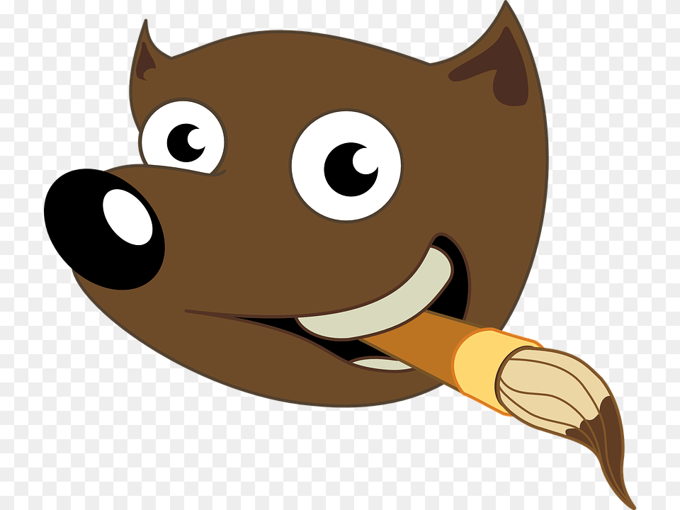 Fox Dog Gimp Mascot Brush Animal Logo Logo Gimp, Device, Tool, Electronics, Hardware Free Png
