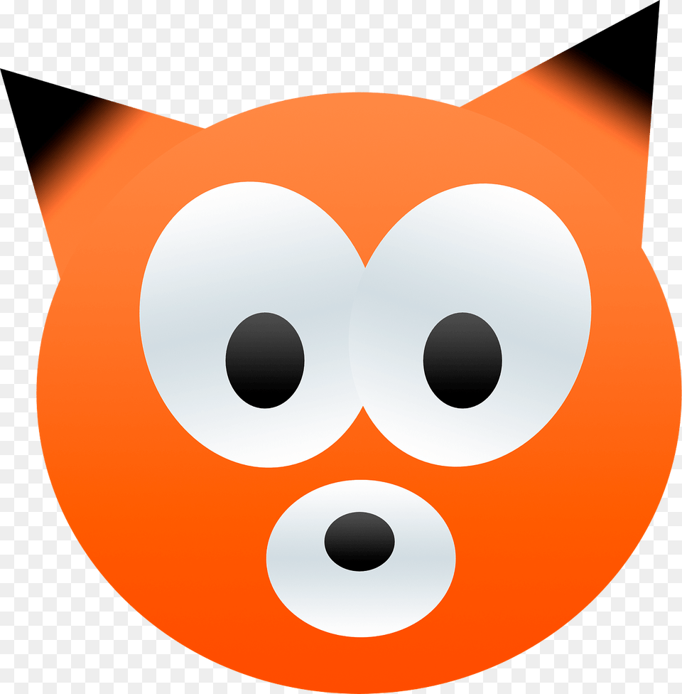 Fox Face Clipart, Disk Png
