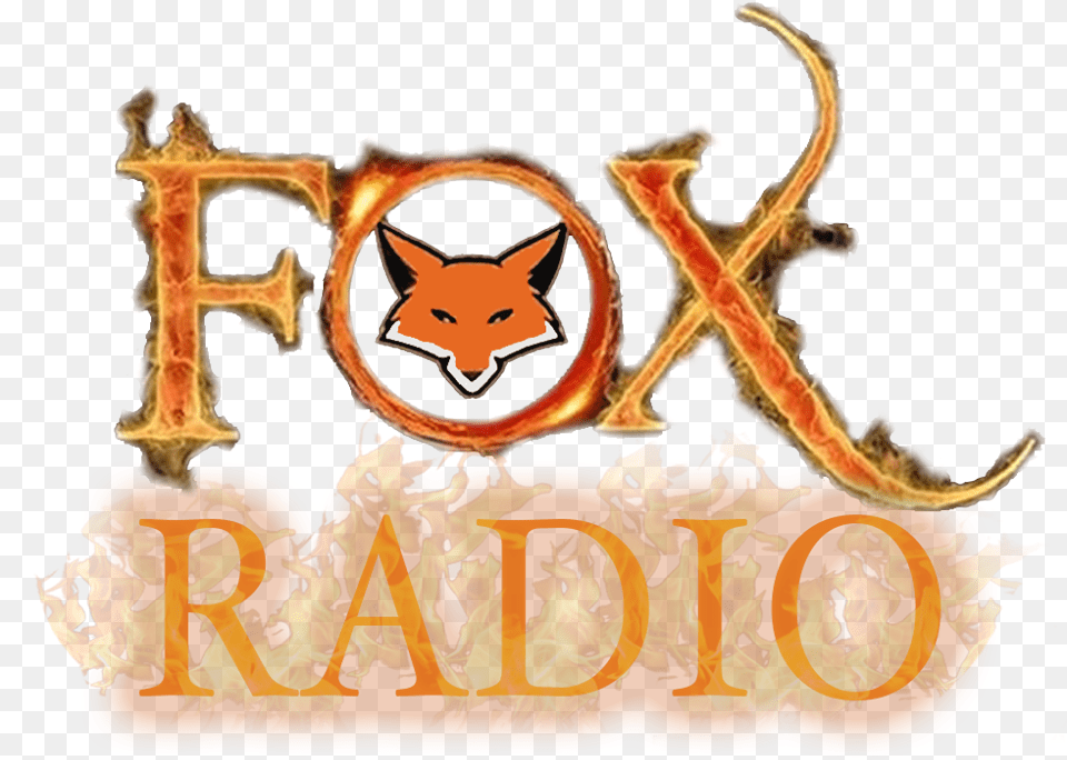 Fox Fm Radio Illustration, Fire, Flame, Animal, Cat Free Png Download