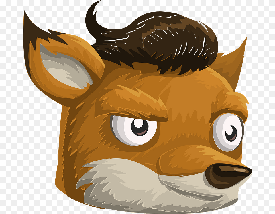 Fox Head Clipart Download Creazilla Fox Head Animal Canine, Mammal, Red Fox, Wildlife Free Transparent Png