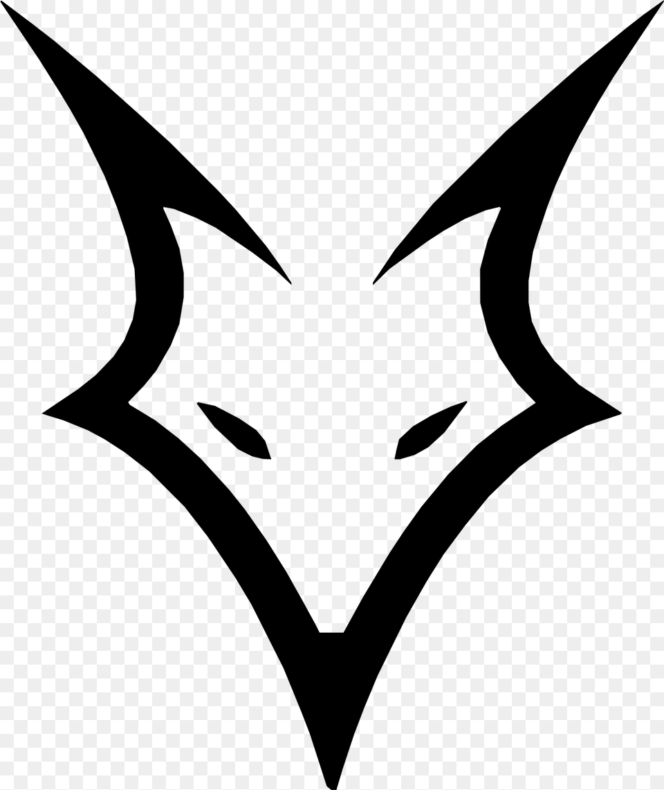 Fox Head Fox Face Design, Gray Png Image