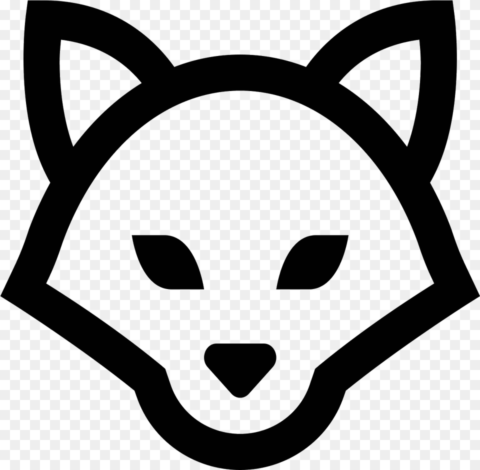Fox Head Fox Icon, Gray Png Image