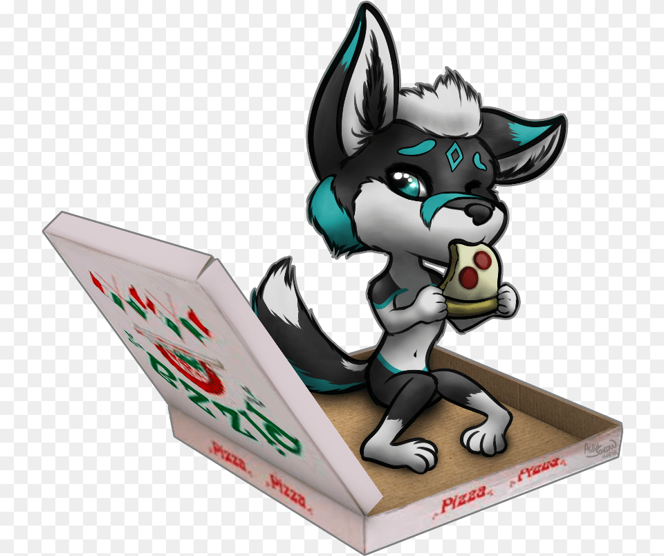 Fox In A Pizza Box Pizza Box, Baby, Person, Face, Head Free Png Download