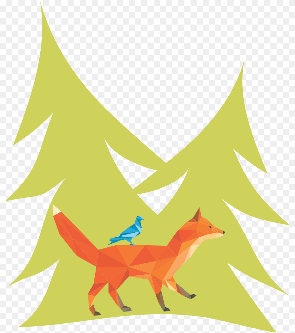 Fox In Trees Red Fox, Animal, Fish, Sea Life, Shark Png Image