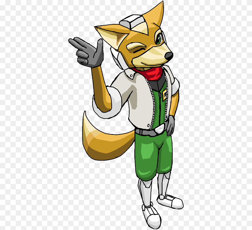 Fox Mccloud Cartoon, Baby, Person, Clothing, Footwear Free Png Download