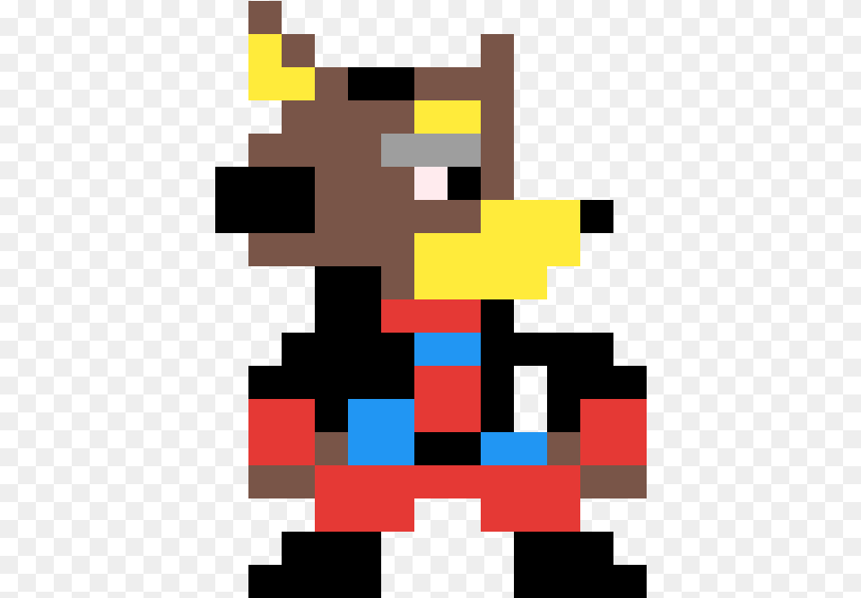 Fox Mccloud Mario Pixel Art Animation, First Aid Png Image