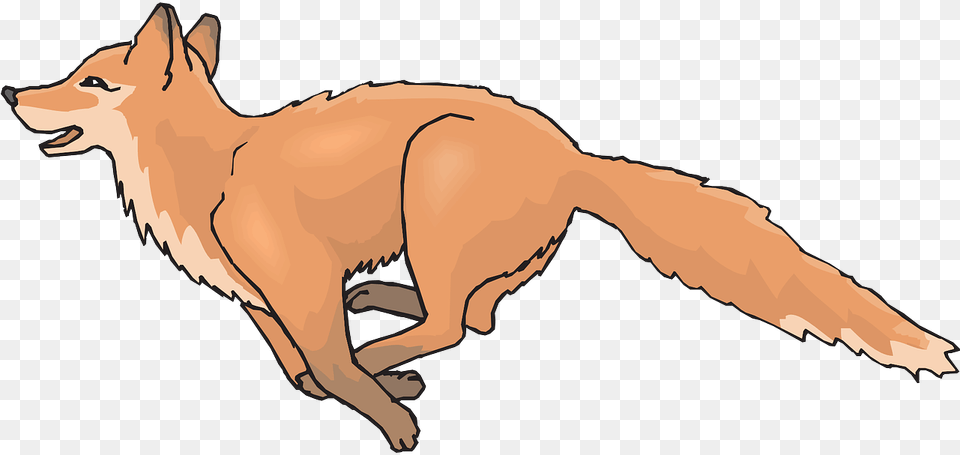 Fox Running Clip Art, Adult, Person, Mammal, Woman Free Png