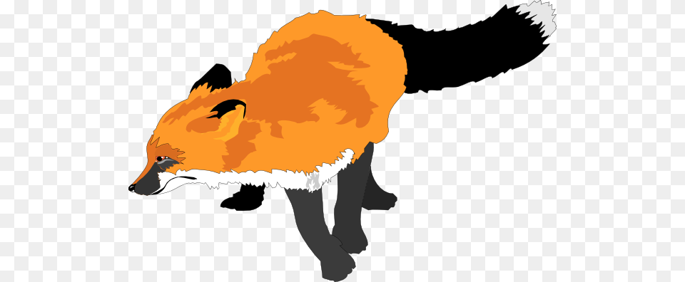 Fox Running Clip Art, Animal, Canine, Mammal, Red Fox Png Image