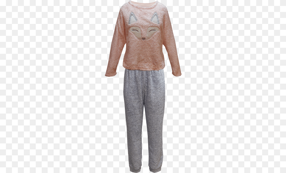 Fox Shaggy Fleece Winter Pyjamas Monkey, Person, Clothing, Knitwear, Sweater Free Transparent Png