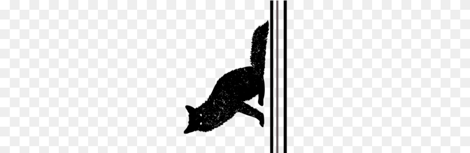 Fox Silhouette Tea Towel Fabric By Mariafaithgarcia Cat Jumps, Animal, Mammal, Pet Free Transparent Png