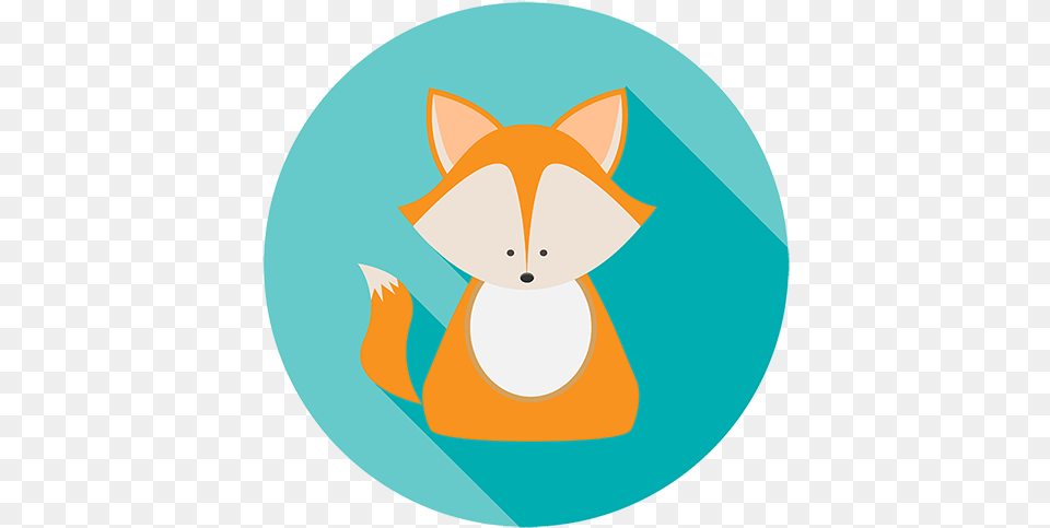 Fox Vector Icon Illustration Animals Fox Red Fox, Logo, Disk Free Png